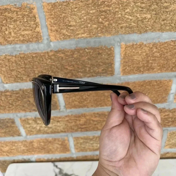 Tom Ford Edita Sunglasses- Black - Picture 4 of 11